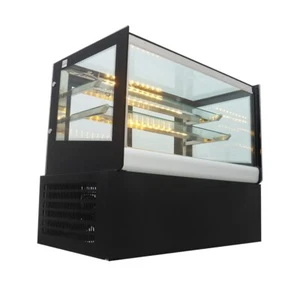 35" Countertop Refrigerated Cake Display Cabinet Dessert Drinks Showcase 220V - Picture 1 of 16