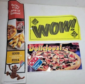 1999-2000 Dominos Pizza Coupons Dallas Texas DFW - Vtg Restaurant Advertising  - Picture 1 of 9