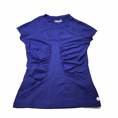 Camisa atlética de tenis de golf LIJA, morada. Talla Mujer Pequeña S/P.  Manga corta Foto 1 de 4