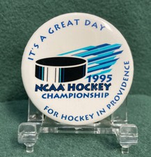 1995 NCAA Hockey Frozen Four Pin - PINBACK Golden Gophers, Maine, BU, Wolverines