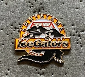 Louisiana Ice Gators 1995-2005 Logo ECHL Hockey Pin - Bild 1 von 2