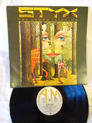 Styx-The Grand Illusion LP 1977 Super UK 1st Pressing - Image 1 of 3