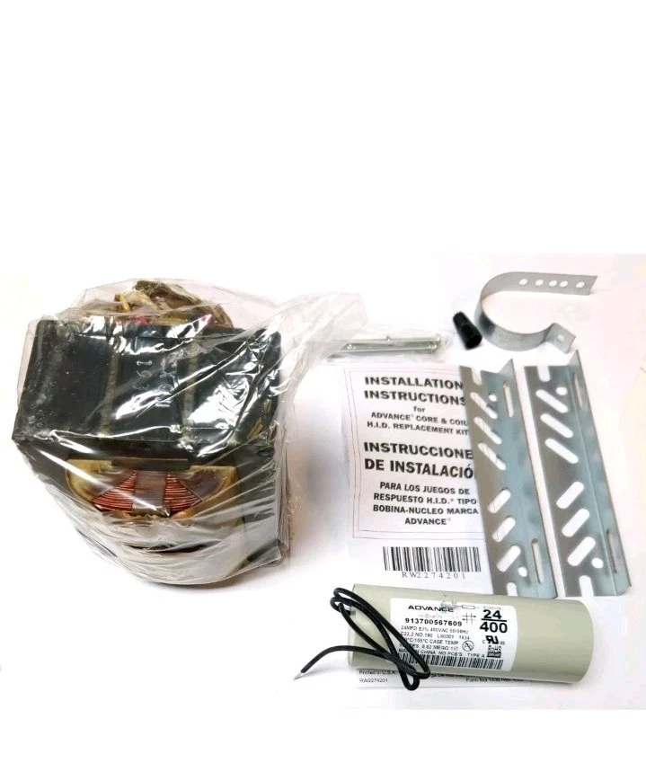 Kit de lastre de núcleo y bobina PHILIPS ADVANCE 71A6051 001D 1-400 vatios M59 haluro metálico Foto 1 de 2