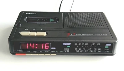 AudioSonic – Radio-Réveil Cassette – Vintage – Fonctionnel – Années 80 – Rétro - Photo 1/4