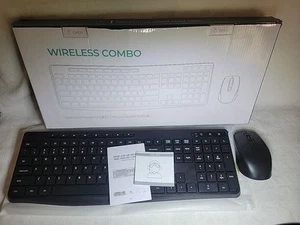 Ensemble combiné clavier sans fil avec souris pour PC portable - Noir CK230G - Neuf en boite - Photo 1/6