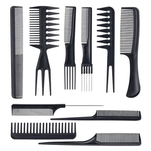 Pettine Capelli Styling 10pz Set Pettine Stylist Professionale Confezione Varietà - Foto 1 di 12