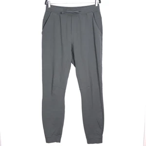 LULULEMON City Sweat Jogger Grey Sage Tapered Fit Drawstring Active Men's L Tall - Picture 1 of 7