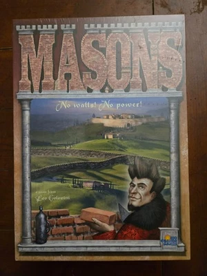 Masons Board Game 2006 by Rio Grande Games New in Shrink Wrap - Image 1 of 2