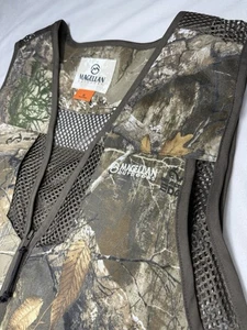 Megellan Outdoor Real Tree Camo Hunting Vest - Small Game Carrier Size XL - Picture 1 of 24