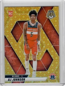 2024-25 Panini Mosaic #215 Basketball AJ Johnson RC Honeycomb Prizm SP - Picture 1 of 2