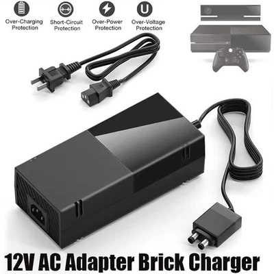 Adaptador 12V AC para XBOX ONE carregador de tijolos console cabo de alimentação - Imagem 1 de 4