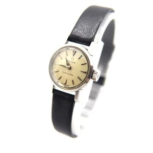 Omega Seamaster Watch Manual Vintage Silver 19mm Ladies Silver Round Swiss Made - Picture 1 of 19