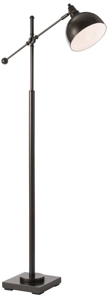 Lámpara de pie Lite Source Cupola altura ajustable bronce metal tarea Foto 1 de 1