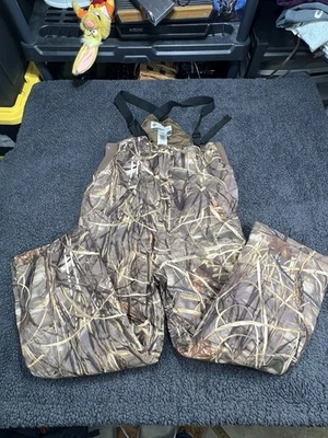 Columbia Omni-Tech Insulated Bib Overalls Mens L Mossy Oak Shadow Grass Camo - Image 1 of 4