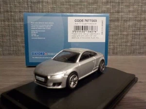 Audi TT Cupé - Floret Silver, Oxford Diecast 1/76 Nueva Llegada, OXF 76TT003 - Imagen 1 de 4