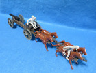 Civil War Limber with12pd cannon 4 horse team+ Confederate crew 1/32 plastic CTS