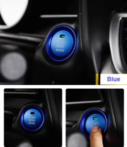 Blue Interior Engine Start Push Button Cover Trim For Mazda 3 Axela 6 CX-5 - Bild 1 von 7