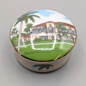 Caja baratija de porcelana Tiffany & Co Mirasol Country Club 2003 Honda Classic - Imagen 1 de 9