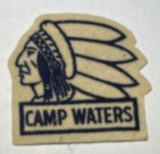 Camp Waters Indiana Felt    Boy Scout Patch