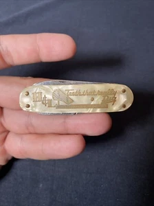 Solingen Ger. made folding "H&L Teeth that Really Dig" multitool; Gold Farm - Picture 1 of 4