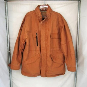 Chaqueta de granero The Territory Ahead marrón con capucha oculta de lona talla L para hombre - Imagen 1 de 13