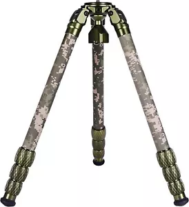 Sirui CT-3204 Pro Tripod Carbon 4-Step Legs Only Green Digi Camo Flat/75mm Bowl - Picture 1 of 8