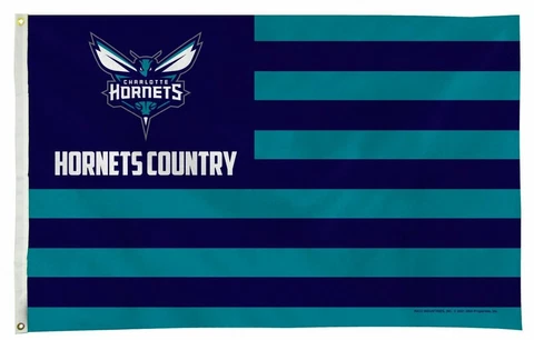 Charlotte Hornets Flag Banner 3x5 Country Design Premium Outdoor Basketball Cover