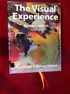 JACK HOBBS & RICHARD SALOME THE VISUAL EXPERIENCE TEACHERS ED. HARDBACK BOOK - Imagen 1 de 3