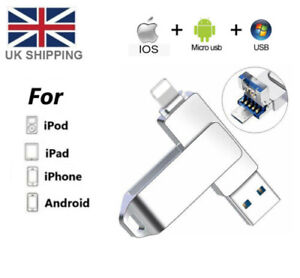 1TB USB 3.0 Flash Drive External Memory Photo Stick For iPhone 11 12 13 iPad UK