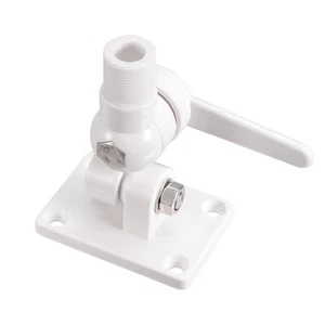 Marine Antenna Mount 4-Way Ratchet Side/Deck Marine Boat Nylon Adjustable Base - Picture 1 of 7