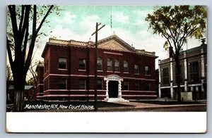 Postcard Manchester New Hampshire New Court House c1910 Unposted - Picture 1 of 2