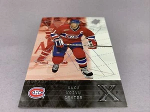 2000-01 SPx Hockey Card #35 Saku Koivu Montreal Canadiens - Picture 1 of 4