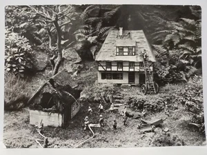 Ansichtskarte Oederan, Klein-Erzgebirge (Alte Feuerwehr bei Löscharbeiten) - Picture 1 of 9