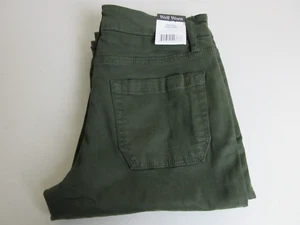 Pantalones cargo de tiro alto para mujer bien usados talla 2/26 - oliva (nuevo con etiquetas) - Imagen 1 de 6