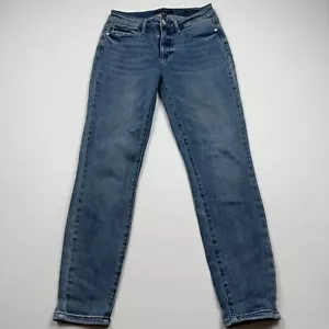 Judy Blue Relaxed Fit Jeans Damen 5/27 dunkelblau Stretch Taschen - Bild 1 von 8