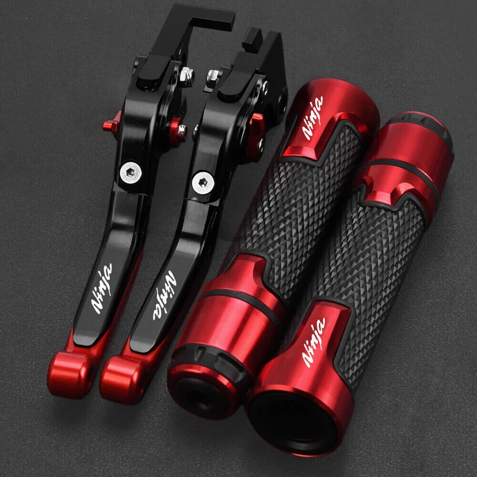 2-PCS Brake Clutch Levers Handlebar Grip For KAWASAKI NINJA 650 ZX6R ZX10R ZX14R Foto 1 de 4