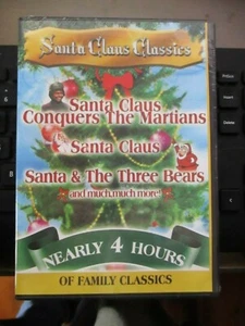 VINTAGE CHRISTMAS FAMILY CLASSICS~NEW DVD~SANTA CLAUS CONQUERS THE MARTIANS&MORE - Foto 1 di 5