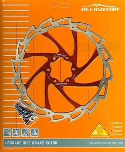 gobike88 Alligator disc rotor , WIND CUTTER, Red, 180mm, 106g, 570 - Picture 1 of 1