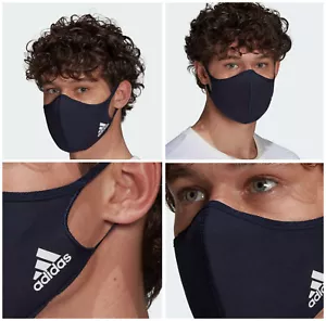 1x ADIDAS FACE MASK FACE COVER DARK BLUE LEGEND INK SIZE M ✅FREE FAST P&P - Picture 1 of 8