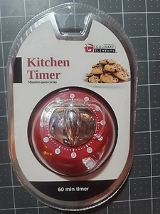 New Red 60 Minute Kitchen Timer by Culinary Elements - Picture 1 of 2