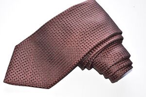 AUTHENTIC TOM FORD GRENADINE BROWN Men's NECK Tie W:4" by L: 61" MADE IN ITALY