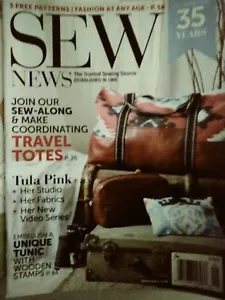 Sew News Magazine Trusted Sewing Source Aug Sept 2015 M326 - Picture 1 of 1