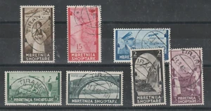 ITALIAN OCCUPATION OF ALBANIA, 1940 , SASSONE A5-A11,  USED COMPLETE SET, SEE! - Picture 1 of 1