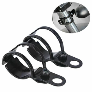 Motorcycle Turn Signal Light 27-31mm Fork Bracket Indicator Blinker Holder Bolts - Picture 1 of 10