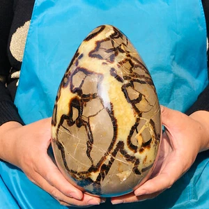 7.74LB Natural Dragon Septarian Egg Quartz Cluster Crystal Healing - Picture 1 of 16