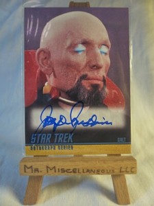 Star Trek The Original Series Season Two autograph A50 Joseph Ruskin Galt