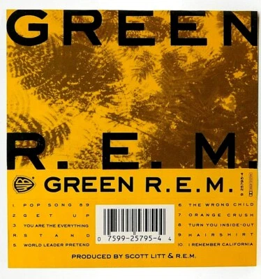 Cassette REM Green 1988 Warner Bros 9 25795-4 - Image 1 of 2