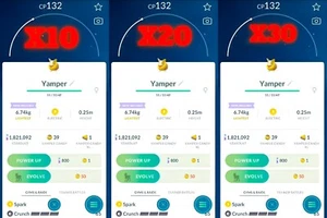 Yamper X10, X20, X30 | new pokemon exchange options | Pokemon Trade Go✨ - Picture 1 of 2