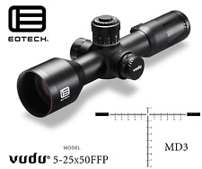 EOTech Vudu 5-25X50mm FFP MD3-MRAD Illuminated Reticle Precision Rifle Scope
