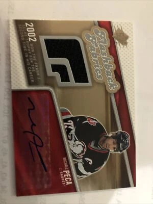 2005-06 SPX  Flashback Fabrics Jersey Auto  #115  Michael Peca Buffalo Sabres - Image 1 of 2